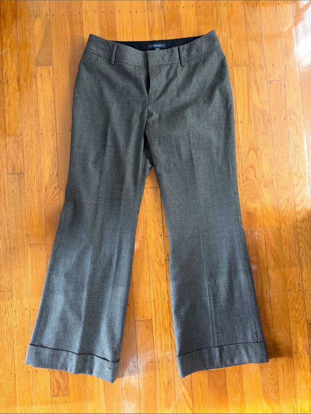 Banana Republic Gray Boot-Cut Dress Pants